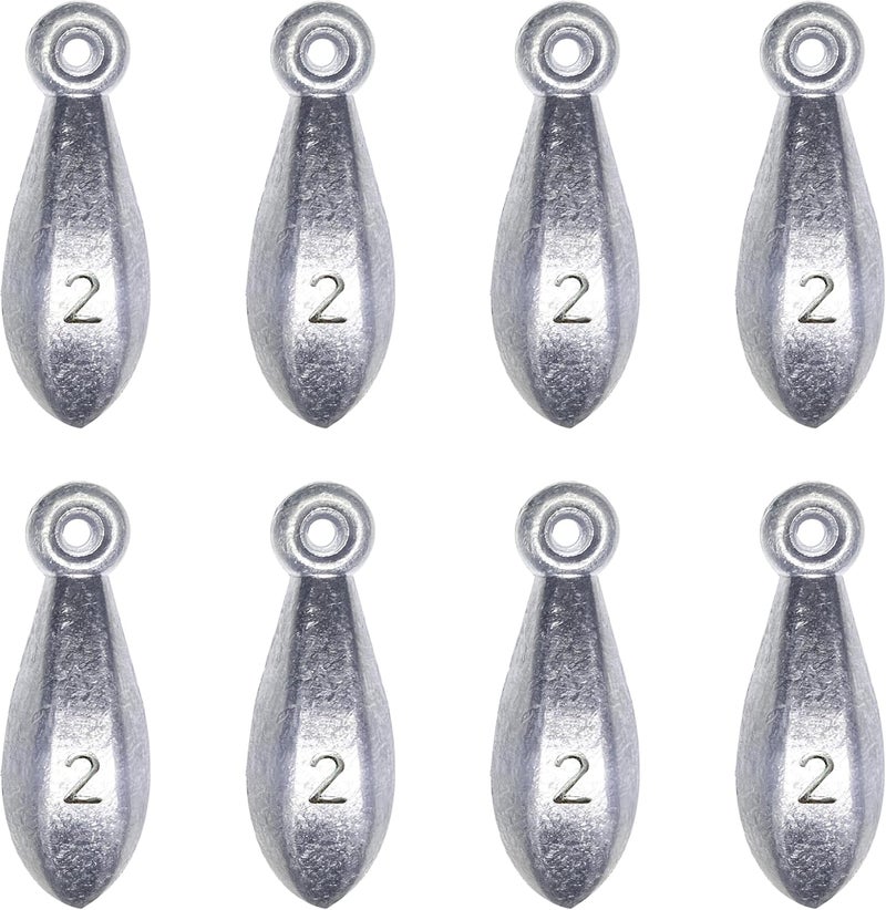 TKHDBF Fishing Weights Sinkers Bank Sinkers Bullet Weights for Surf Fishing Pier Bank Fishing Saltwater Fishing Gear 1oz to 8oz - Image 1